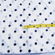 Handmade Polka Dot Printed Natural Cotton Dress Sewing Fabric - CraftJaipur