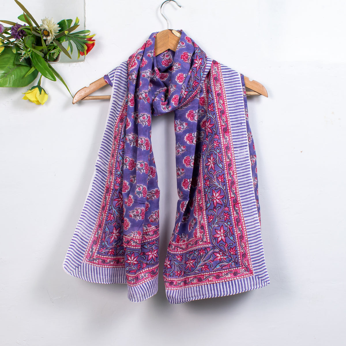 Buy Indian Cotton Hand Block Print Sarong Scarf Online – CraftJaipur