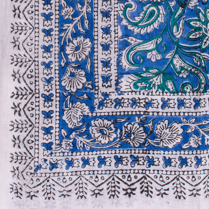 Indian Handmade Hand Block Print Natural Casual Dinner Wedding Vintage Napkin, Throw, Face Neck Wrap-CraftJaipur