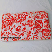 Handmade Bedspread Queen Size, Indian Kantha Quilt Throw