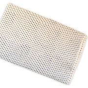 Small Floral Block Printed Cotton Indian Natural White Fabric