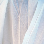 Natural Cotton White Indian Handmade Voile Dressmaking Fabric-Craft Jaipur