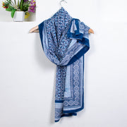 Hand Block Print Scarves Indian Cotton Sarong Decorative Handmade Cotton Beach Pareo, Printed Sarong