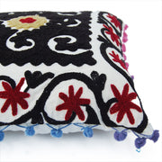 Handmade Cushion Cover Suzani Embroidery Pillows Home Decor - CraftJaipur