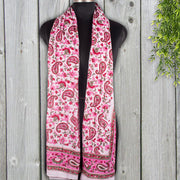 Beautiful Indian Hand Made Cotton Pareo, Hand Block Print Sarong, Womens Wear Scarves, Decorative Dupatta - CraftJaipur