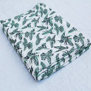 Handmade Flying Bird Printed Running Cotton Voile Fabrics - CraftJaipur