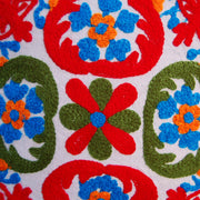 Multi Woolen Embroidered Pillows Suzani Cushion Covers - CraftJaipur
