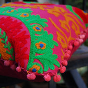 Suzani Embroidered Cushion Cover Decor Pillow Cases-Craft Jaipur