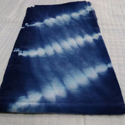 Indigo Tie Dyed Natural Cotton Shibori Dress Sewing Fabric - CraftJaipur