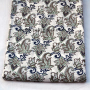 Handmade Paisley Block Printed Natural Cotton Indian Fabric - CraftJaipur