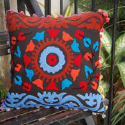 Suzani Embroidery Pillows Outdoor Cushion Cover Decor-Craft Jaipur