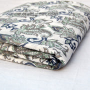 Handmade Paisley Block Printed Natural Cotton Indian Fabric - CraftJaipur