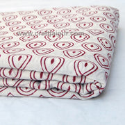 Block Printed Natural Cotton Voile Handmade Fabric-Craft Jaipur