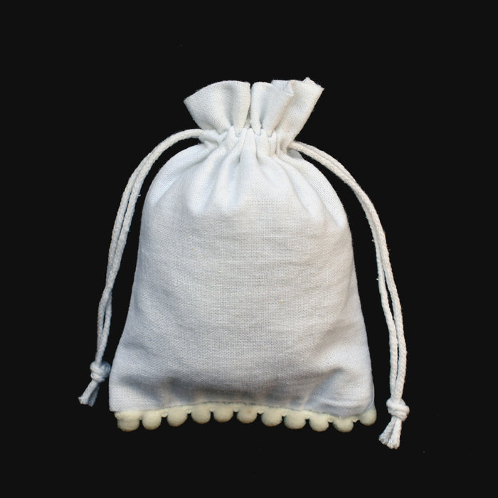 Handmade Indian Cotton Pouches, Small Bags With Drawstring - CraftJaipur
