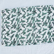 Handmade Flying Bird Printed Running Cotton Voile Fabrics - CraftJaipur