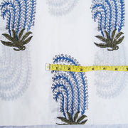 Hand Block Printed Natural Cotton Dress Sewing Craft Fabric