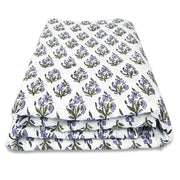 Cotton Hand Block Print Sanganeri Running Floral Fabric Voile