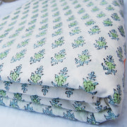 Handmade Floral White Running Cotton Clothing Fabric Voile