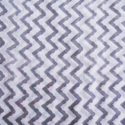Handmade Zig Zag Block Printed Cotton Dressmaking Fabric - CraftJaipur