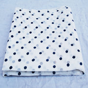 Handmade Polka Dot Printed Natural Cotton Dress Sewing Fabric - CraftJaipur