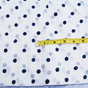 Handmade Polka Dot Printed Natural Cotton Dress Sewing Fabric - CraftJaipur