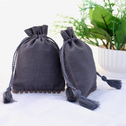 Pack Of 100 Personalized Logo Drawstring Bags Custom Jewelry Packaging Pouches