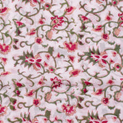 Beautiful Floral Print Scarves,Indian Cotton Hand Block Print Sarong, Handmade Cotton Duppata, Decorative Women Beach Wear Pareo Indian scarf - CraftJaipur