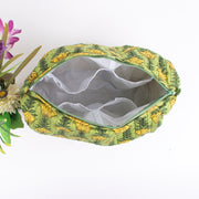 Set Of 3 Makeup Bag, Indian Block Print Cotton Toilet Bag, Toiletry Bags, Cosmetic Bag, Block Print Bag