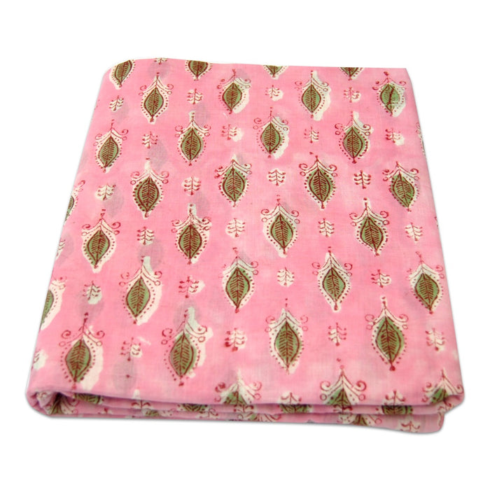 Hand Block Print Natural Dye Cotton Fabric 10 Yards - CraftJaipur