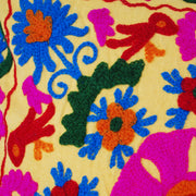 Suzani Cushion Cover Ethnic Embroidery Cotton Pillows-Craft Jaipur