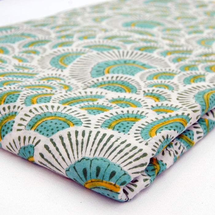 Cotton Hand Block Print Fabric