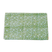 Green Color Hand Block Printed Cotton Fabric 10 yards
