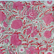 Hand Block Floral Printed Cotton Fabrics