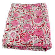 Hand Block Floral Printed Cotton Fabrics