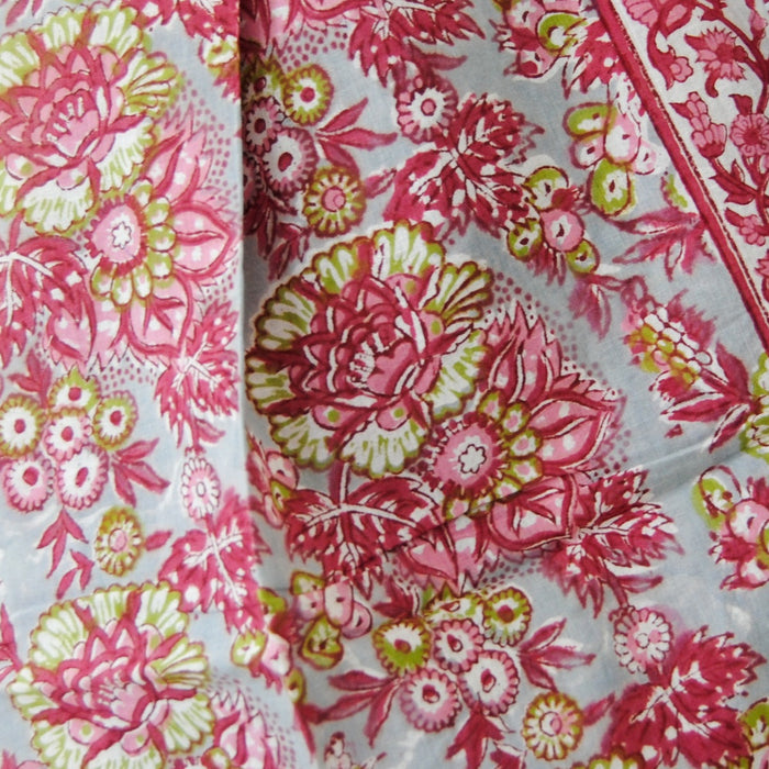 Wholesale Lot Floral Printed Women Scarf Cotton Stole Sarong - CraftJaipur