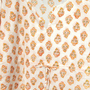 Floral Printed Cotton Caftan Poncho, Daily Wear kaftan Dress