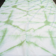 Light Green Tie & Dye Cotton Fabric 5 Yards - CraftJaipur